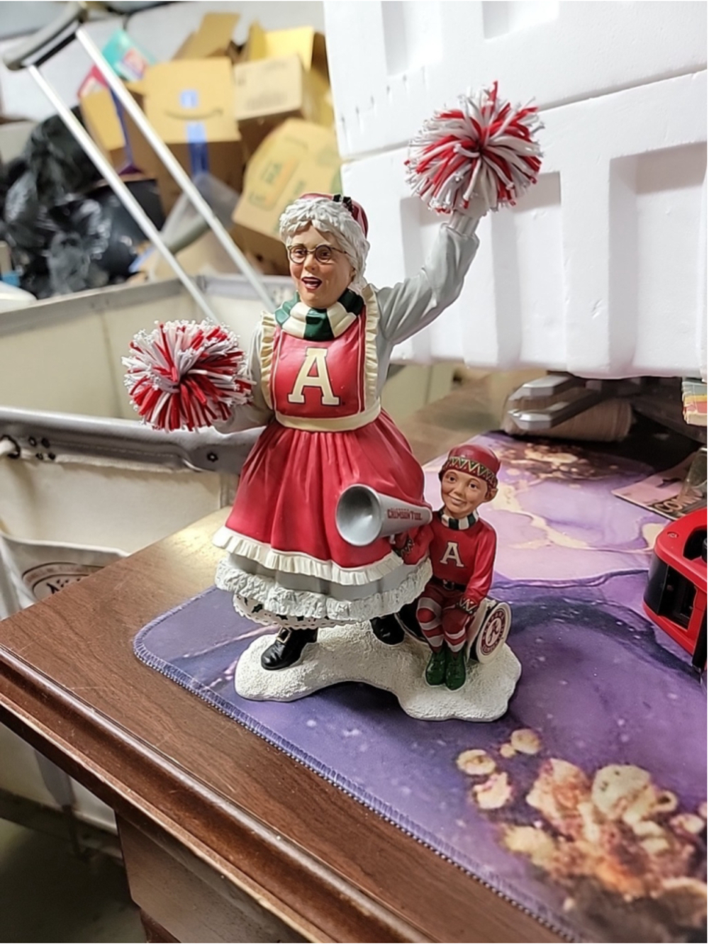 Danbury Mint Alabama Crimson Tide“Ms Claus”
